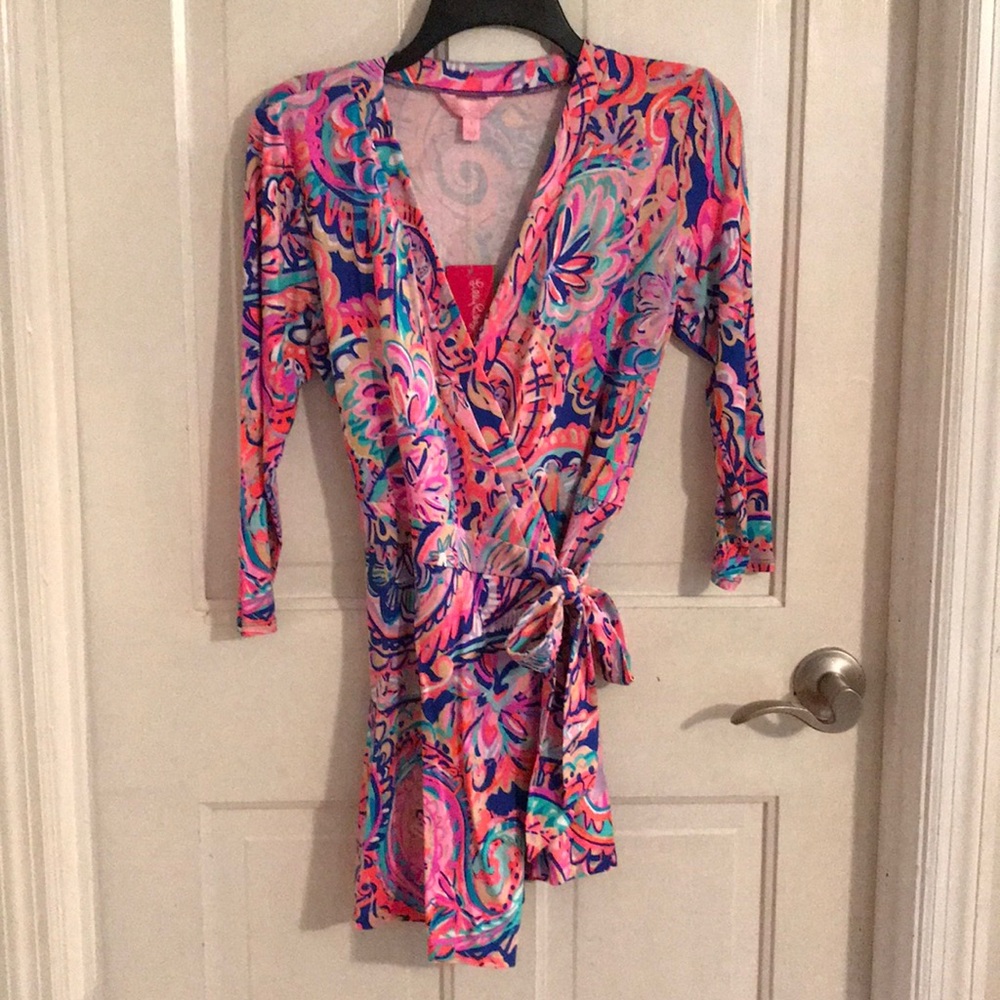 Lilly Pulitzer Karlie Wrap Romper NWT